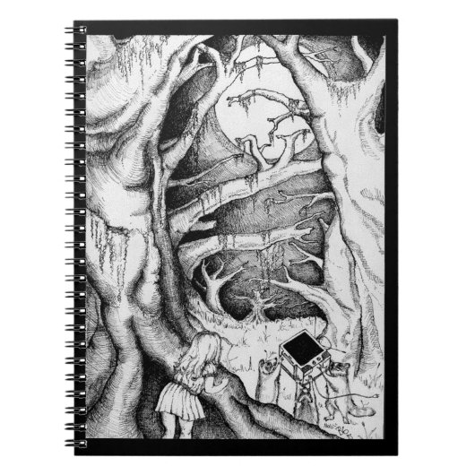 有害なアライグマのノート ノートブック (正面)