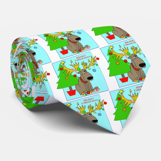 有害なトナカイ ネクタイ (ロール)