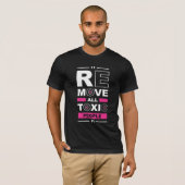 有害な人すべてを排除 タイポグラフィTシャツ Tシャツ (正面フル)