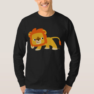 有害な漫画のライオンのずっと袖のTシャツ Tシャツ