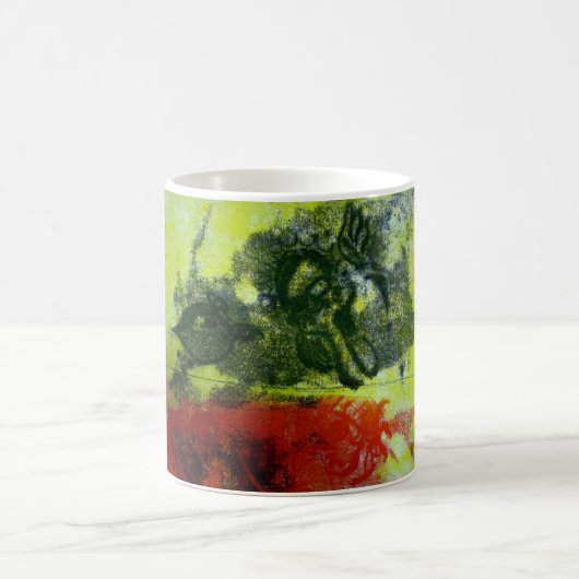 有害な神 コーヒーマグカップ (中央)