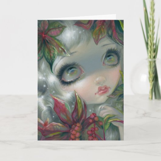 有害な美しい: VIII足車豆の挨拶状 カード (正面)