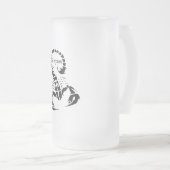 有害な蠍の非常に有毒のクモ綱の昆虫 フロストグラスビールジョッキ (正面右)