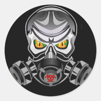 有害ロゴシール ラウンドシール