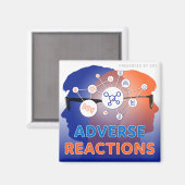 有害反応ポッドキャスト – マグネット (正面/裏面)