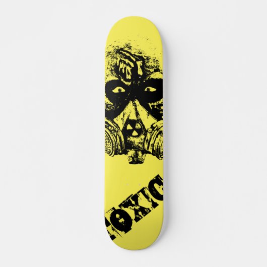 有害廃棄物スケートボードデッキデザイン スケートボード (正面)