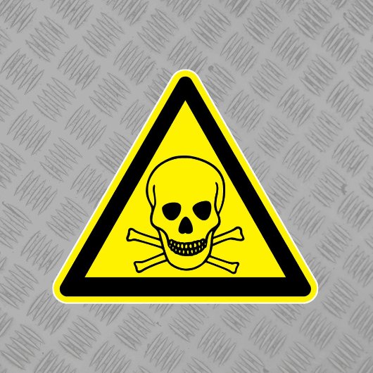 有害物質危険度シンボルラベル シール