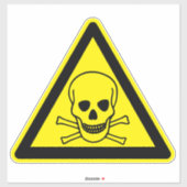 有害物質危険度シンボルラベル シール (シート)