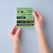 有害生物防除剤ポンプ、有害生物防除広告剤 チラシ (手)