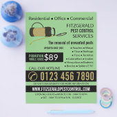 有害生物防除剤ポンプ、有害生物防除広告剤 チラシ (シングル)