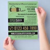 有害生物防除剤ポンプ、有害生物防除広告剤 チラシ (手)