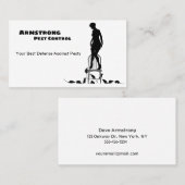 有害生物防除駆除サービス 名刺 (正面/裏面)