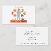 有害生物防除駆除サービス 名刺 (正面/裏面)