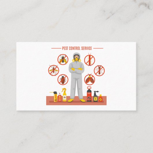 有害生物防除駆除サービス 名刺 (正面)
