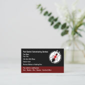 有害生物防除駆除剤の名刺 名刺 (スタンド正面)