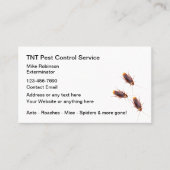 有害生物防除駆除剤の名刺 名刺 (正面)