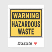 有害警告廃棄物 シール (シート)