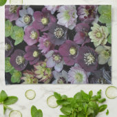 有形カラフルの花 キッチンタオル (折り畳み)