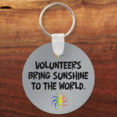 有志が日を照らす キーホルダー (正面)