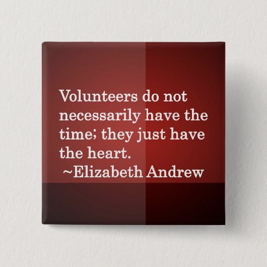 有志のハート 缶バッジ (正面)