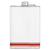 有志の消防士のマルタ十字のカスタム フラスク (裏面)