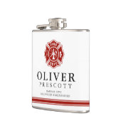 有志の消防士|のマルタ十字のカスタム フラスク (左)