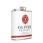 有志の消防士|のマルタ十字のカスタム フラスク (右)