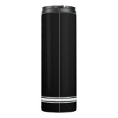 有志の消防士|のマルタ十字の記号の黒 タンブラー (裏面)