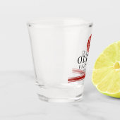 有志の消防士|のマルタ十字の記号 ショットグラス (左)