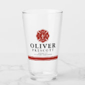 有志の消防士|のマルタ十字の記号 タンブラーグラス (正面)