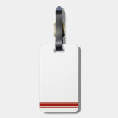 有志の消防士|のマルタ十字の記号 ラゲッジタグ (裏面縦)