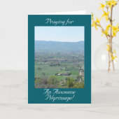 有意義で高揚、巡礼カード カード (黄色い花)