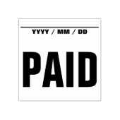 「有料」のゴム印 ラバースタンプ (インプリント)