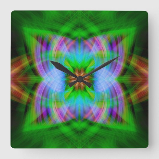 有料 スクエア壁時計 (正面)