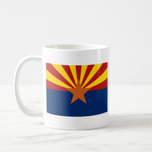 有曽南国旗+地図マグカップ コーヒーマグカップ (左)
