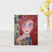 有望な未婚のnotecard カード (黄色い花)