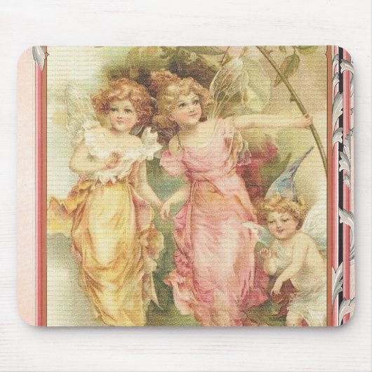 有望-天使及び花 マウスパッド (正面)