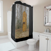 有権者と政治家の2階建て倉庫 シャワーカーテン (インサイチュ)