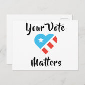 有権者のための愛国的はがき ポストカード (正面/裏面)