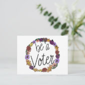 有権者のフローラリース ポストカード (スタンド正面)