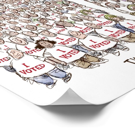 有権者の無関心のポスター ポスター (角)