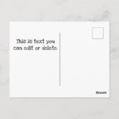 有権者へのポストカード おじさんサム 11月6日 ポストカード (裏面)