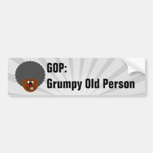 有権者投票GOP:不機嫌な老人 バンパーステッカー