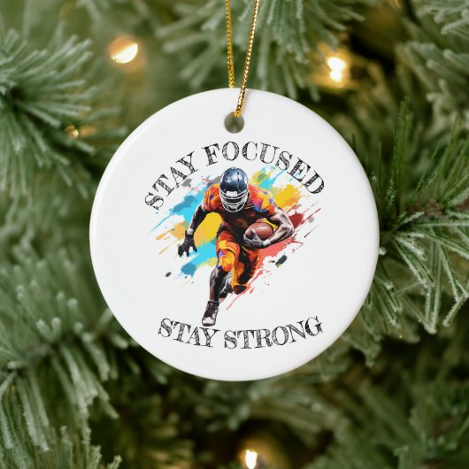 有機セラミックNFLの動機 セラミックオーナメント (ツリー)