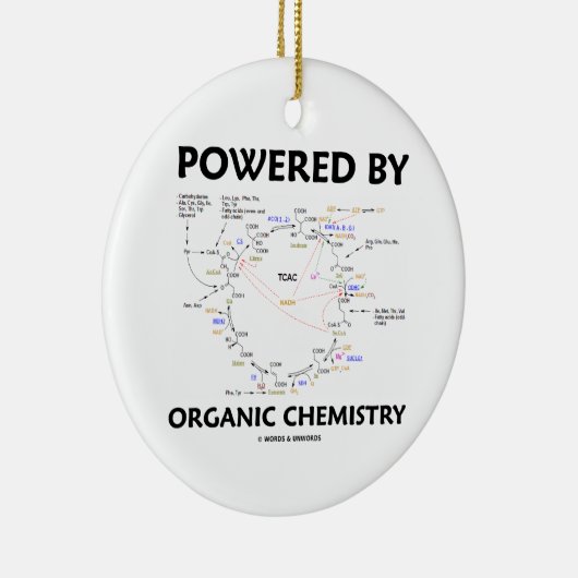 有機化学(Krebs周期)によって動力を与えられる セラミックオーナメント (右)