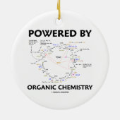 有機化学(Krebs周期)によって動力を与えられる セラミックオーナメント (裏面)