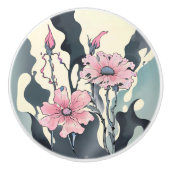 有機栽培の花 セラミックノブ (正面)