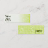 有機物の緑 スキニー名刺 (正面/裏面)