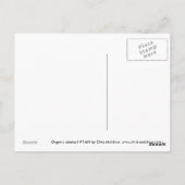 有機的な抽象 #1469 ポストカード (裏面)