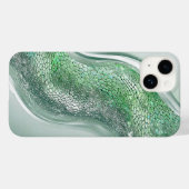 有機的な模様が輝く表面 Case-Mate iPhoneケース (裏面 (横))